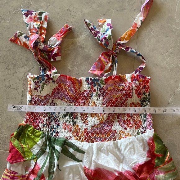 FARM Rio Mixed White Prints Layered
Midi Dress - Picture 5 of 6